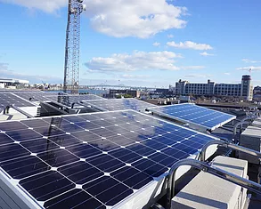 Solar battery storage solution unit for homes and businesses
